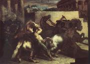 The race of the wild horses  Theodore   Gericault